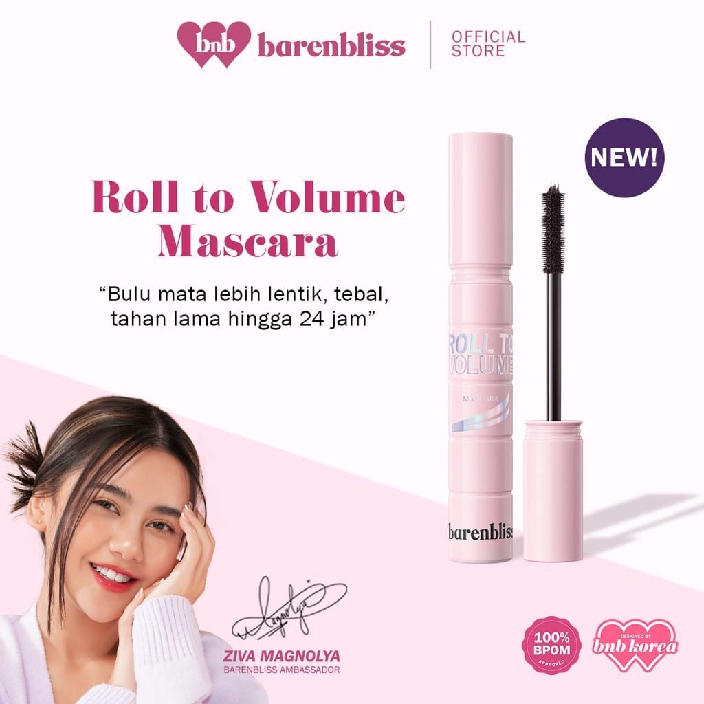 BNB Barenbliss Better Than Magic Eyeliner / Roll To Volume Mascara 8gr - Eyeliner Mascara Barenbliss Original BPOM