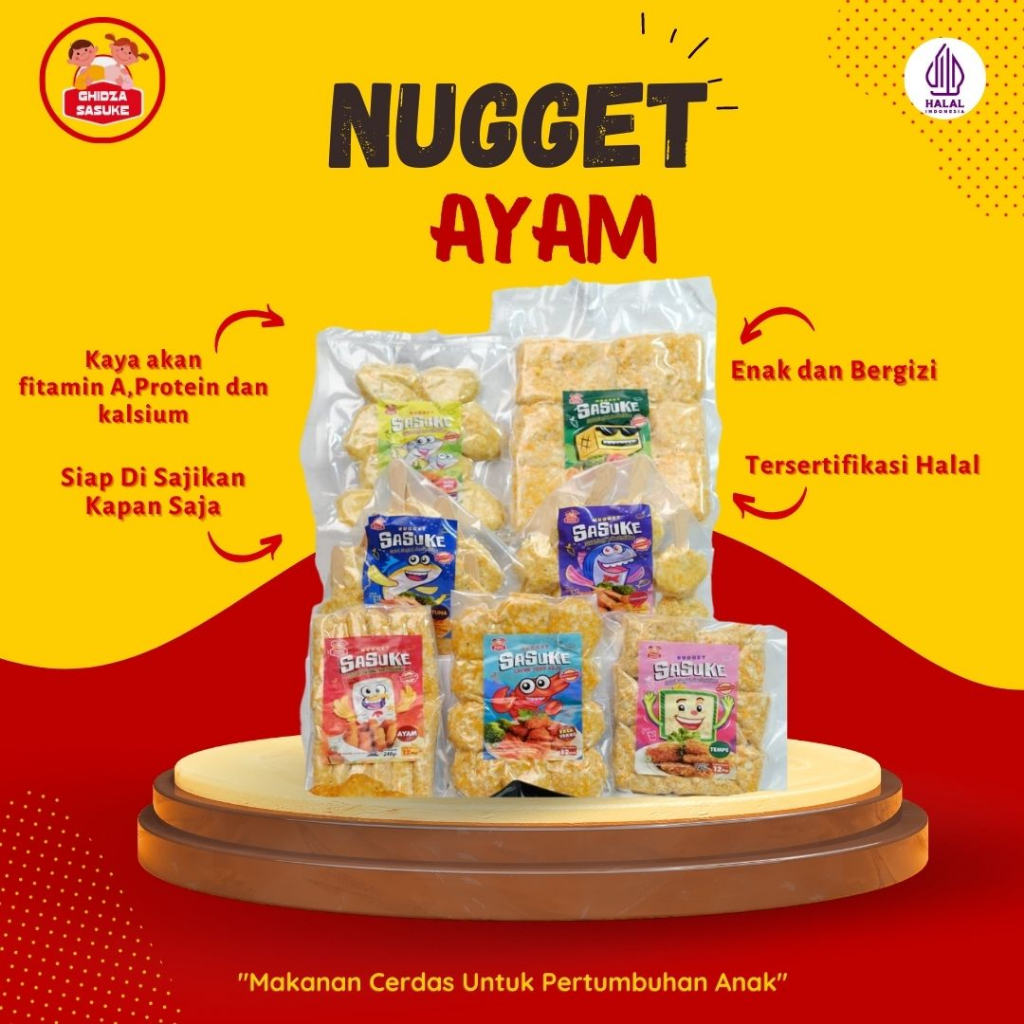 

Nugget Ayam Sasuke Nugget sehat khas Gorontalo