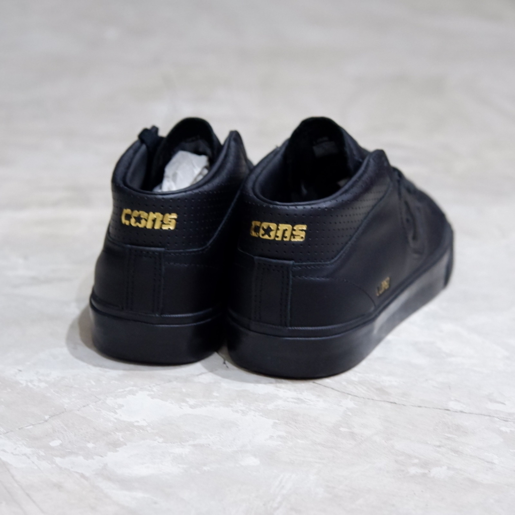 CONVERSE L.LOPEZ PRO MID MONO LEATHER BLACK