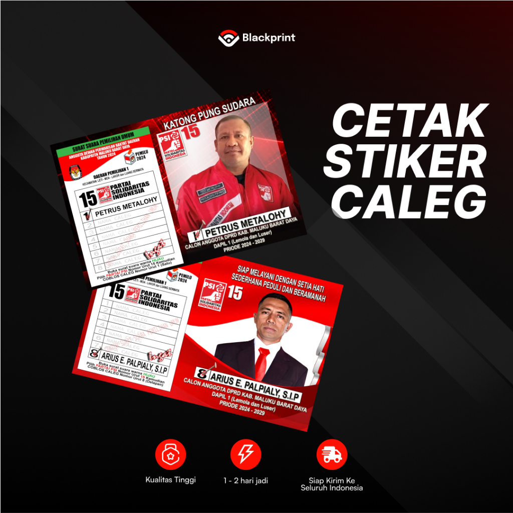 

Stiker Caleg/ Stiker Pemilu 2024