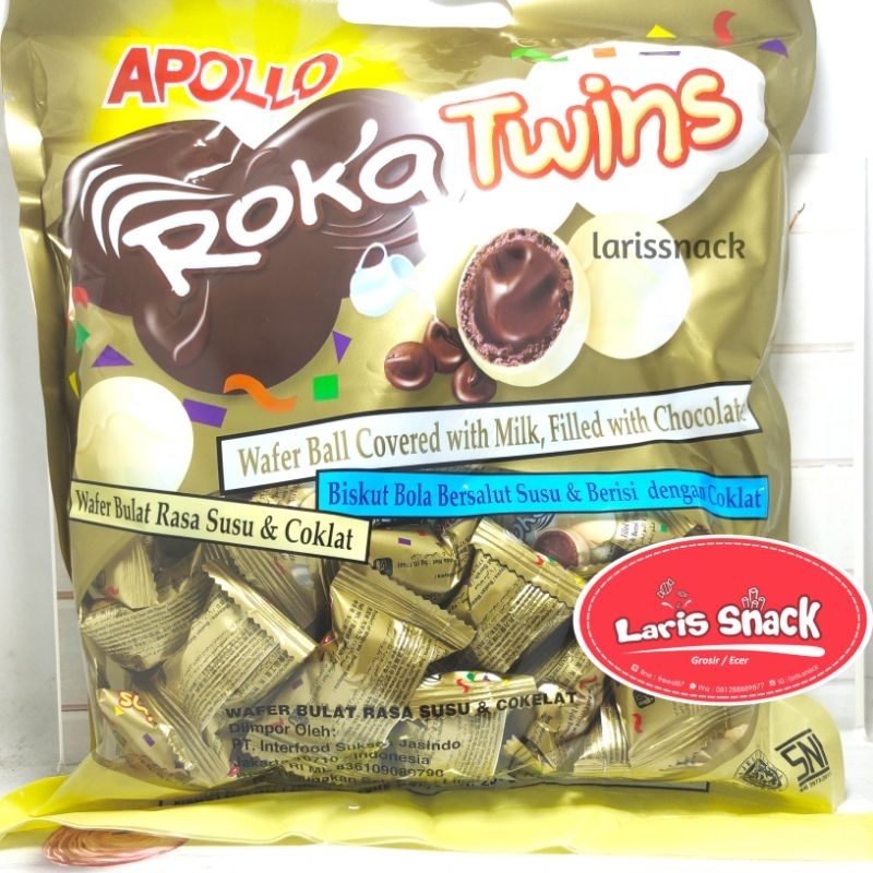 

Apollo Roka Twins Wafer Ball Bag All Varian 250gr (isi 50 pcs)