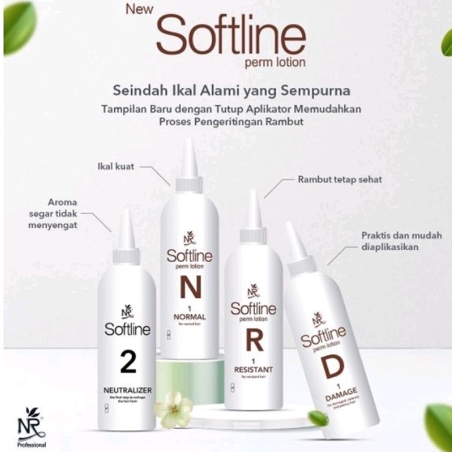 NR Softline Perm Lotion 400ML / NR Obat Keriting