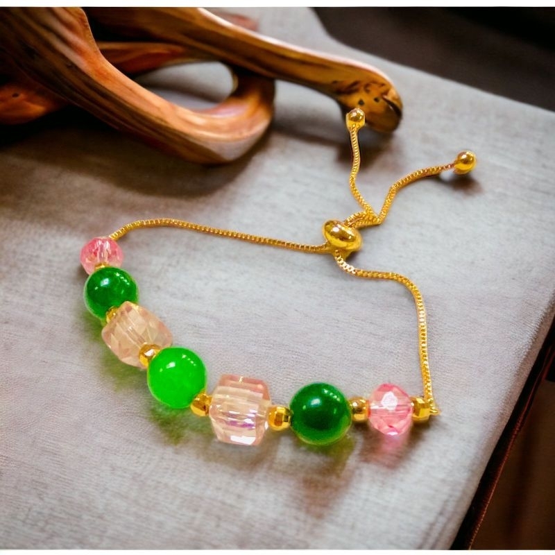 gelang serut kristal virall