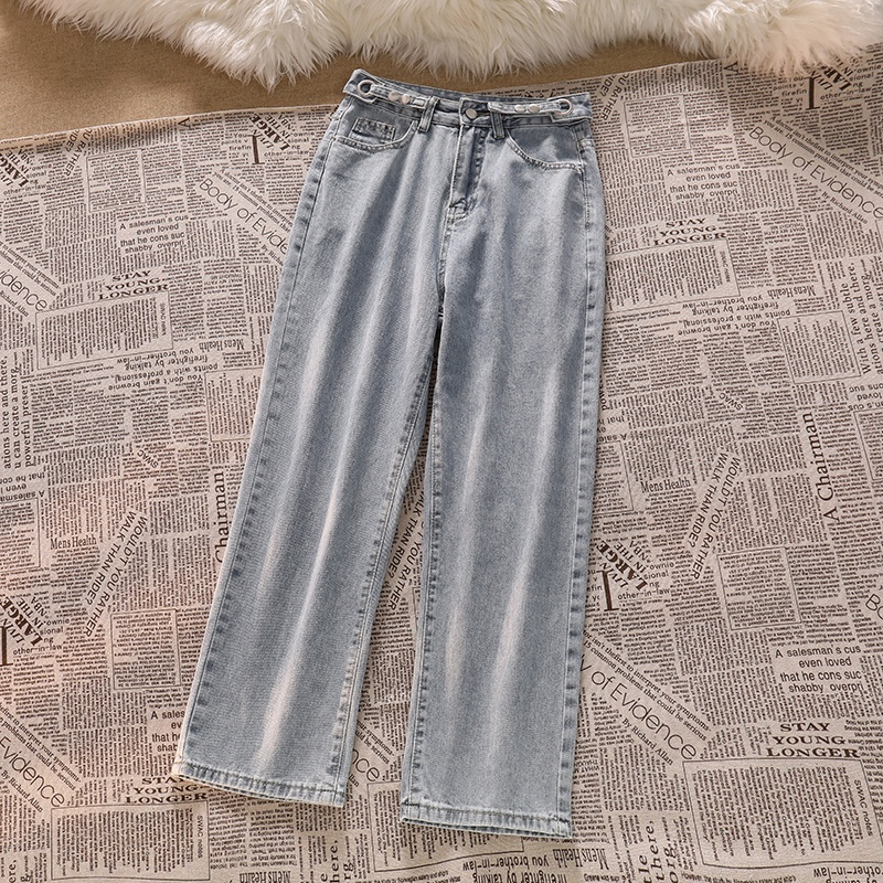 Bridilia Celana Kulot Highwaist Jeans Premium Kekinian Korean Style Pinggang Dapat Diatur