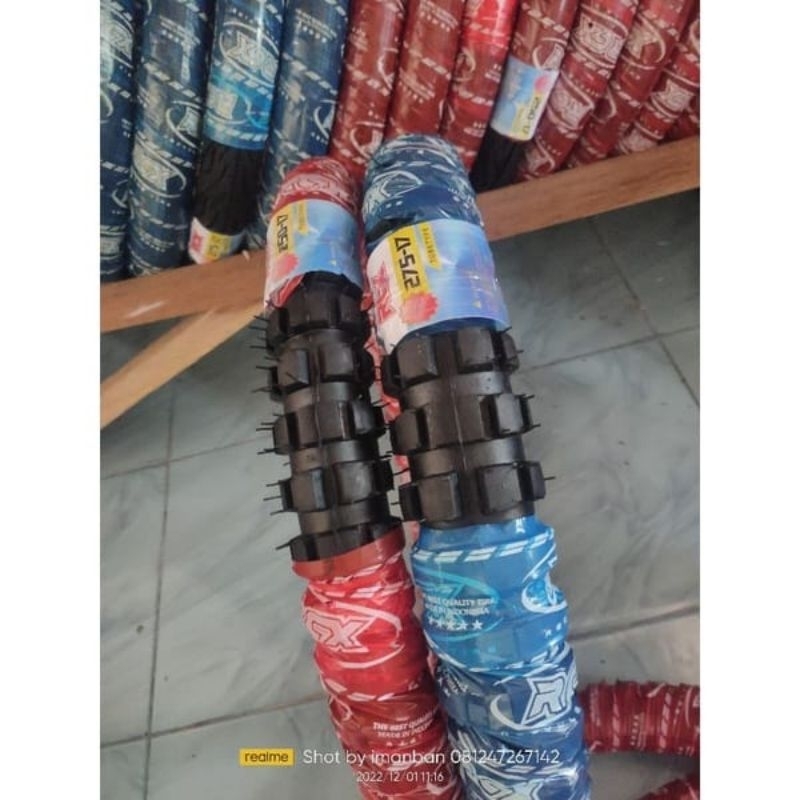 Ban Trail cros depan Belakang Ukuran R17