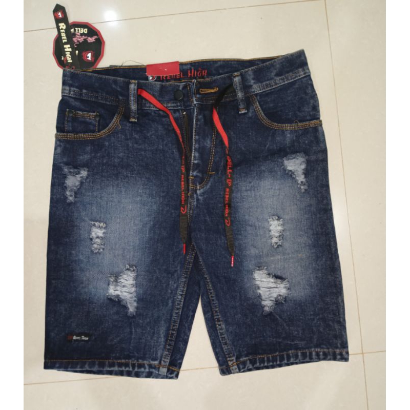 Terlaris Celana Pendek Jeans Sobek