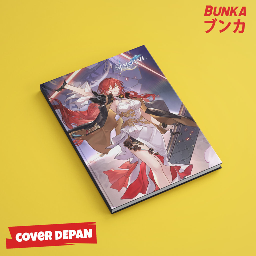 

Note Book Game Honkai Star Rail Himeko Hardcover A5 Buku Tulis Catatan Notes Agenda Planner Jurnal vintage buku catatan story book kado anniversary valentine cowok cewek murah