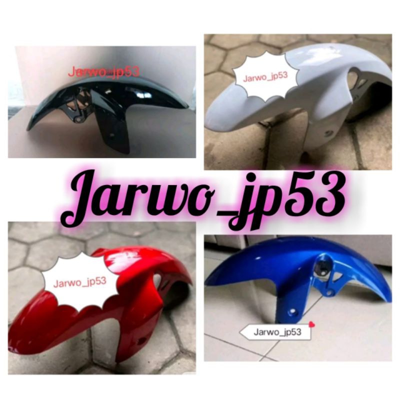 Spakbor Slebor Depan Yamaha Jupiter MX KING 150 V2 All warna Hitam Putih Merah Maroon biru hijau sil