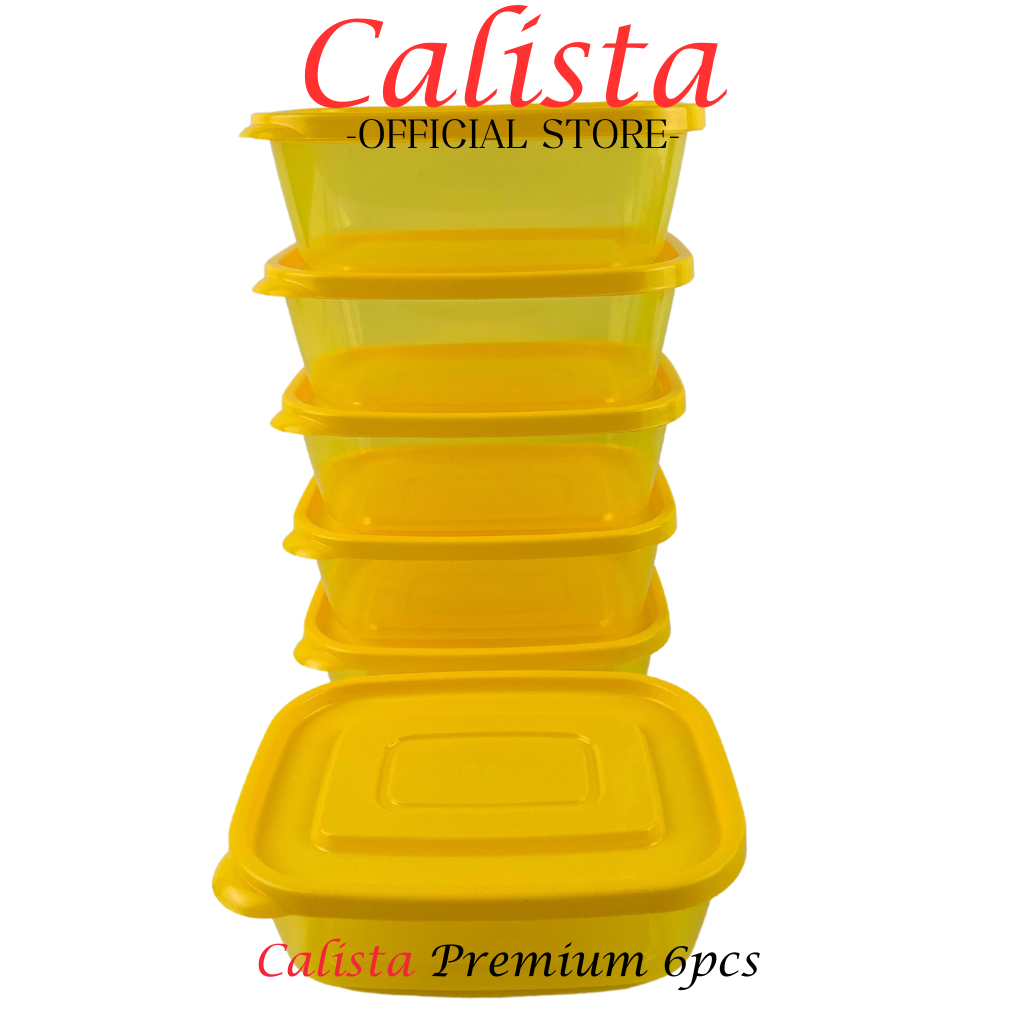 TOPLES CALISTA SET FURANO 6PCS FOOD CONTAINER TEMPAT BUMBU MAKANAN TOPLES KULKAS PLASTIK SET