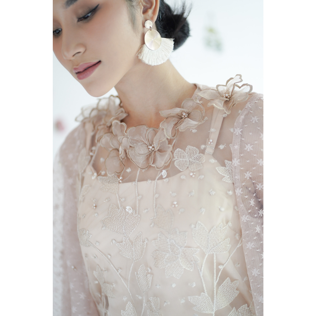 JALEELA - KALEA TOP  (ATASAN ONLY) - (INNER INCLUDED) (KEBAYA KONDANGAN / MODERN / LAMARAN / WISUDA)