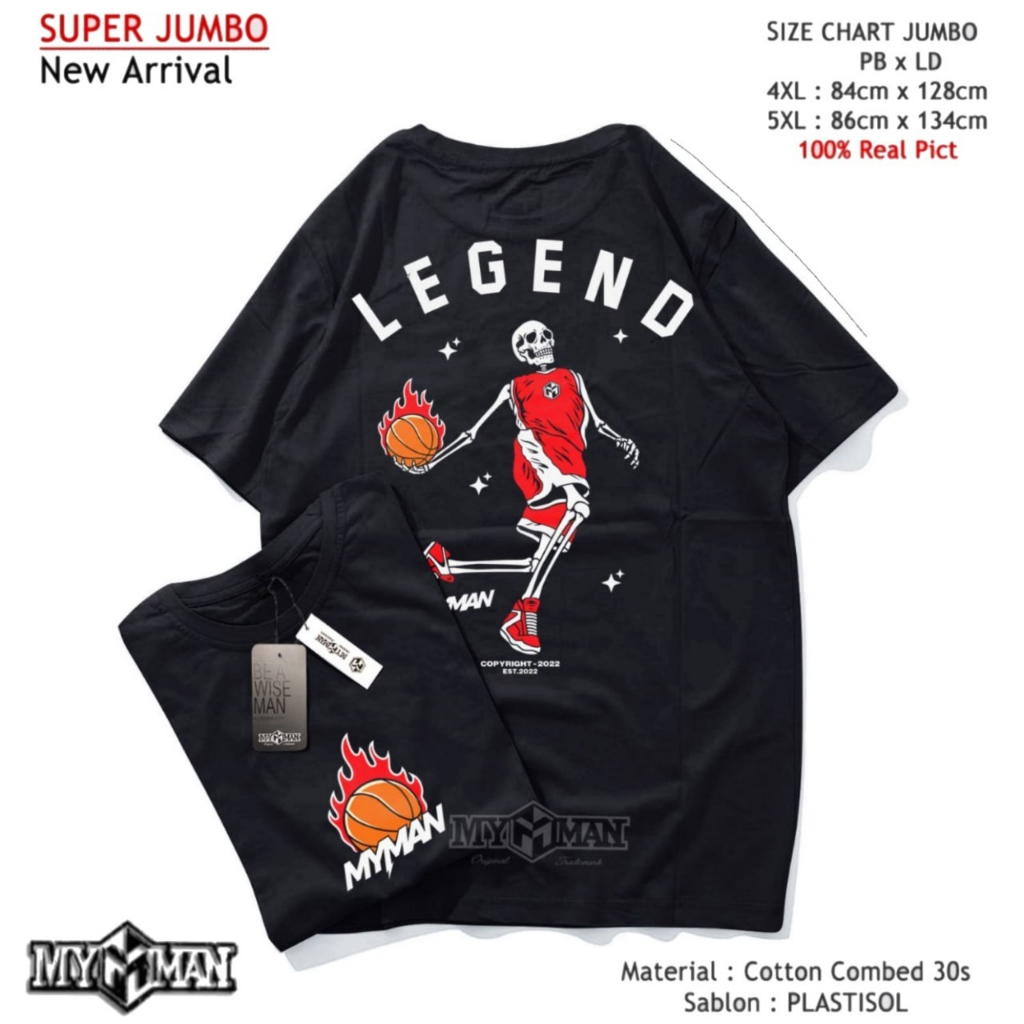 MY MAN kaos polos lengan pendek jumbo cotton combed 30s kaos big size distro pria murah kaos oblong distro atasan jumbo pendek kaos distro pria wanita kaos lengan pendek kaos murah oblong distro kaos pendek big size pria 4xl 5xl motif KBJS 06