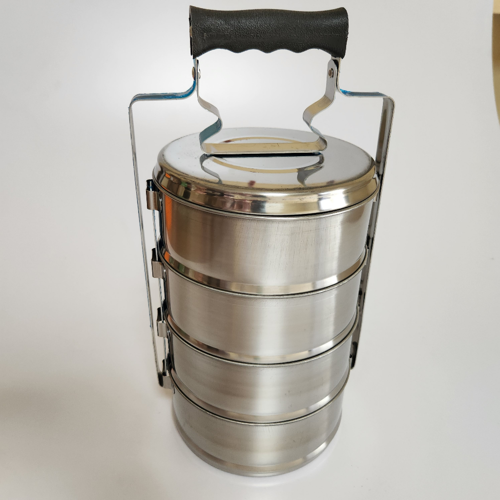 HORSE BEST QUALITY  Rantang Sayur Catering Stainless Steel Susun  14 cm-4 Tingkat 16cm -4 tingkat | 