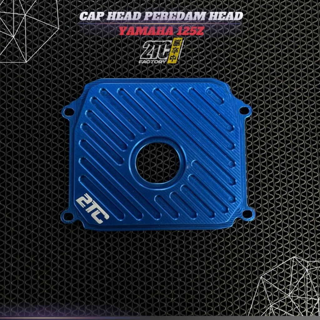 CAP HEAD TUTUP HEAD PLAT PEREDAM YAMAHA 125Z ALUMUNIUM