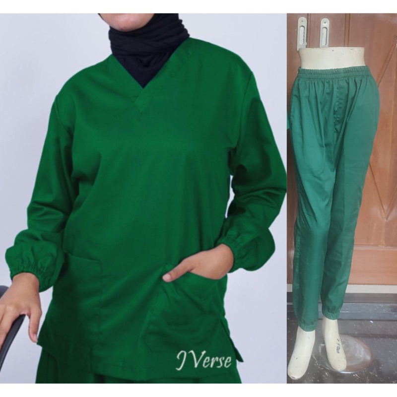Set Jogger OK / Baju Oka Jogger Lengan Panjang Karet