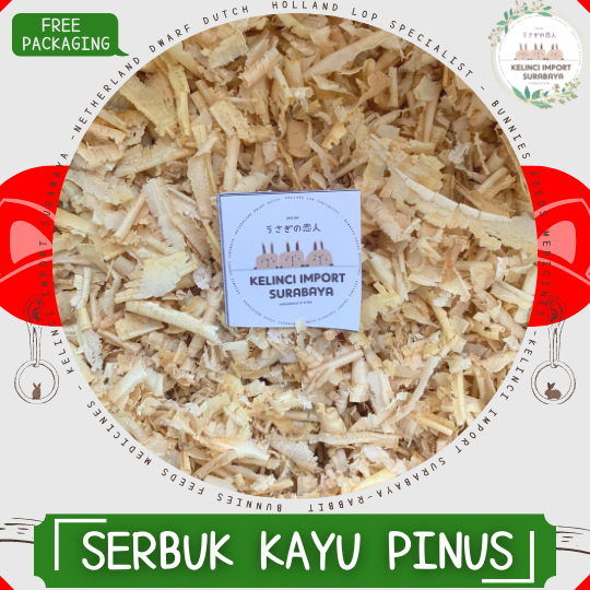 SERBUK KAYU CURAH Alas Kandang Hewan Kelinci Guinnea Pig Hamster - CURAH 1 KARUNG