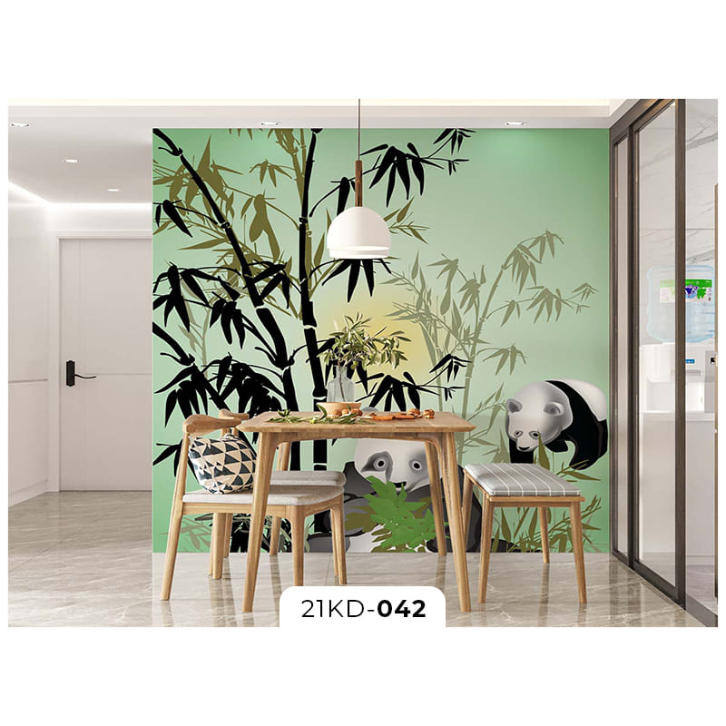 Wallpaper Custom Gambar Panda - Spiderman- 21KD-042 - Kids - Wallsticker - Wallbanner - Wallpaper Pe