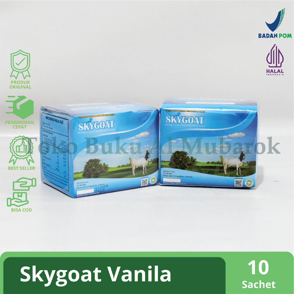 

Skygoat Sky Goat Susu Kambing Etawa Original Bubuk Cream Krim Putih 1 Box Isi 10 Sachet Etapro Propolis Dengan Per Murni Full Etawaku Ettawa Rasa