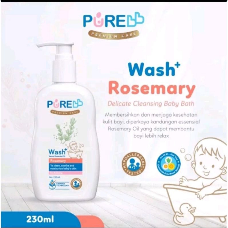 PUREBB WASH AND SHAMPOO 230ml 450ml - Pure BB