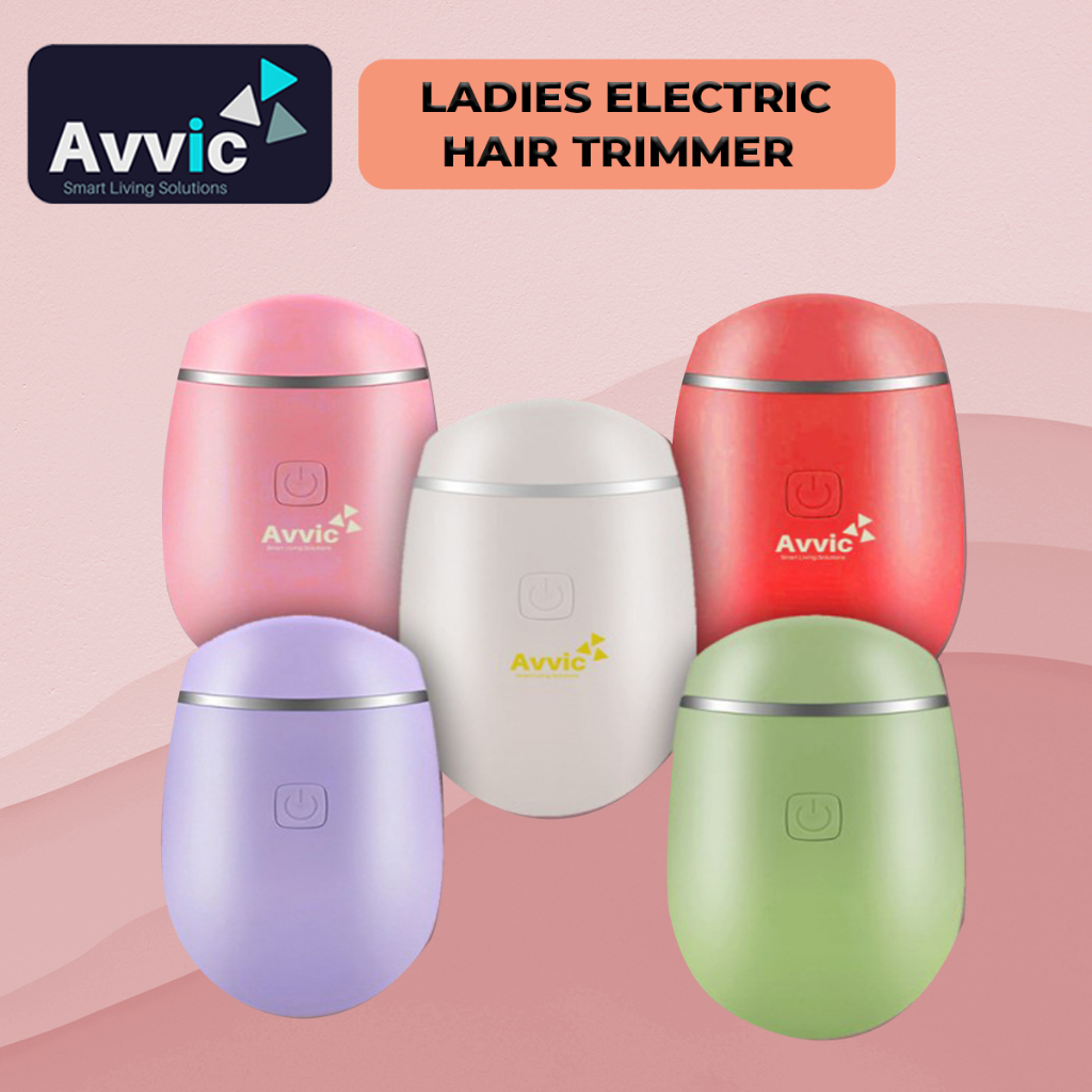 Avvic Trimmer Alat Pencabut Bulu Ketiak Kaki Tangan Lengan Kemaluan Mini Lady Body Shaver Hair