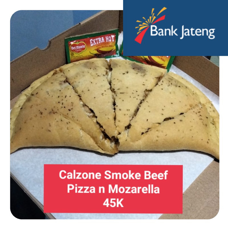 

calzone smoke beef pizza