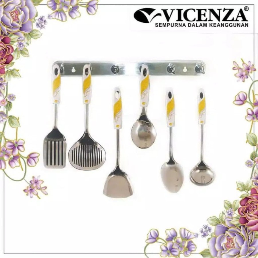 Kitchen Tool VICENZA VK-915 / Perlengkapan Masak Set / Susuk Turner Set