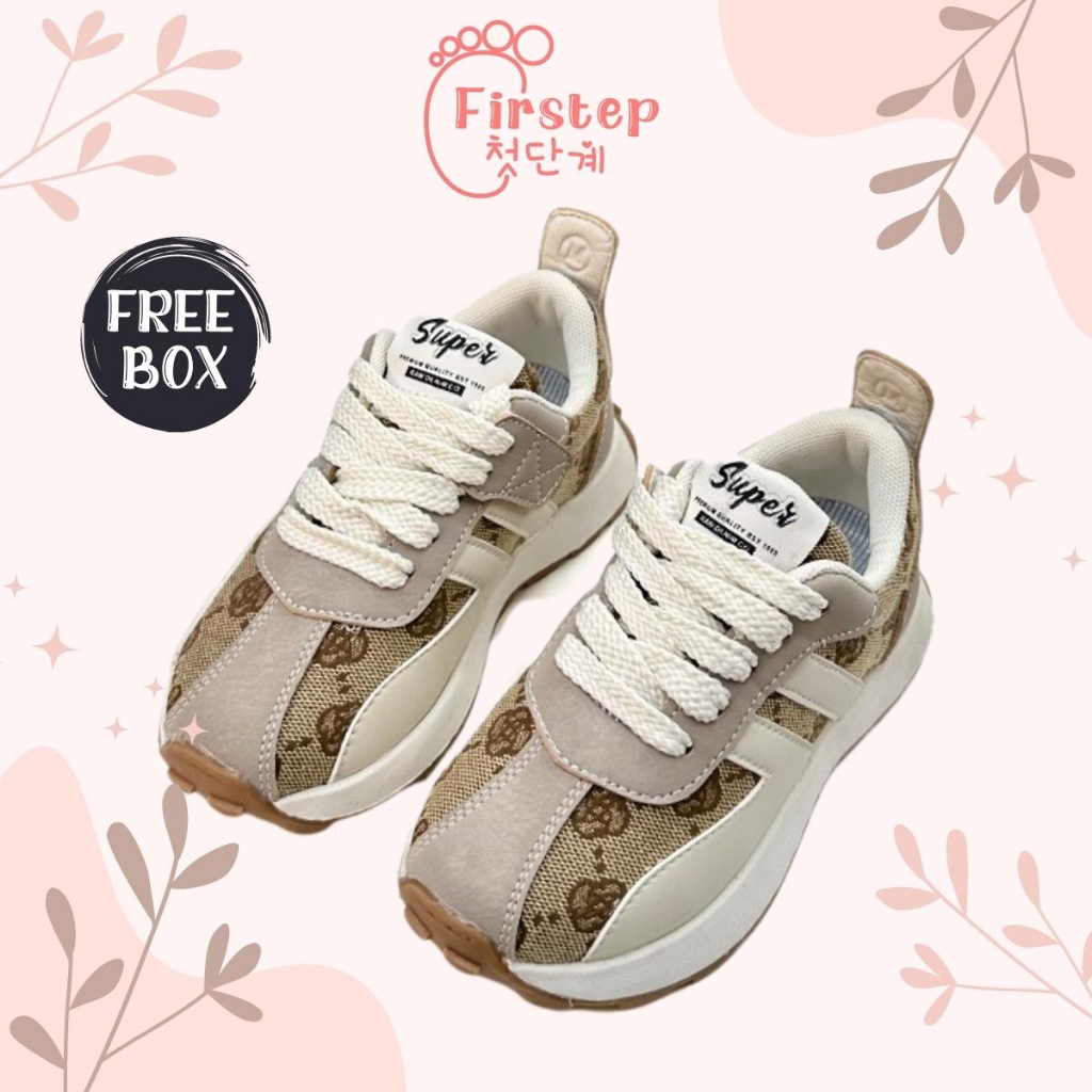 Sepatu Anak Perempuan Dan Laki Laki Import Sneaker Anak Usia 1-5 Tahun  FS180