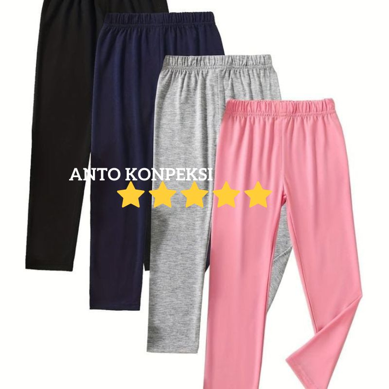 BELI 4 BONUS 1 LEGGING ANAK PEREMPUAN CELANA PANJANG PEREMPUAN 1 SAMPAI 10 TAHUN