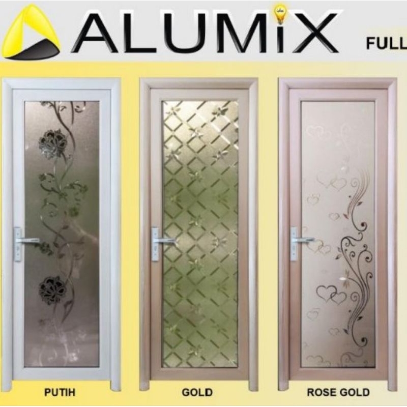 pintu kamar mandi pintu almunium alumix