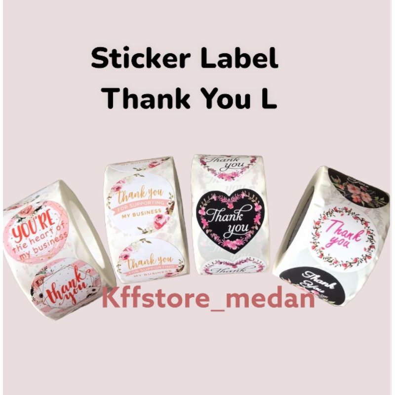 

Sticker Label Thank You L (per pcs)