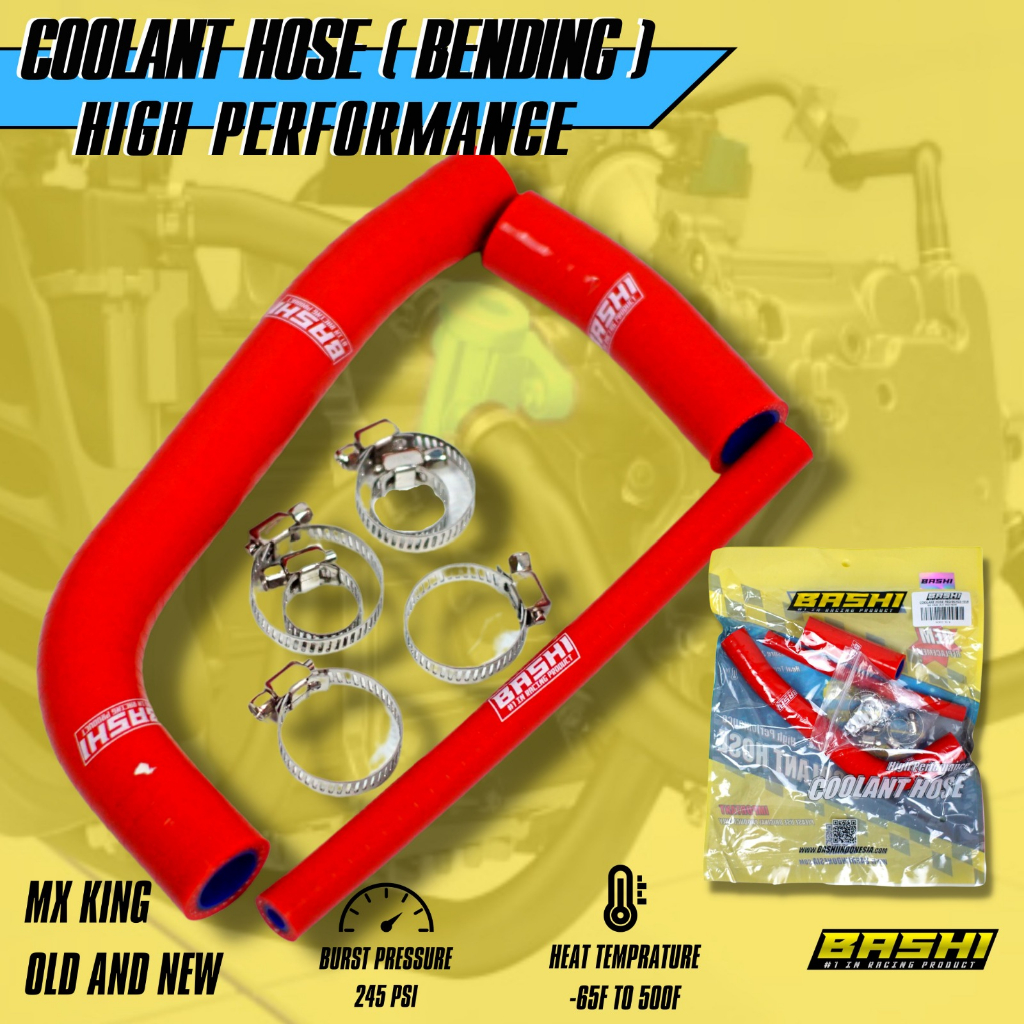 BASHI Selang Serat MX King Old New Pnp Universal BCH22/Y3 Set Radiator