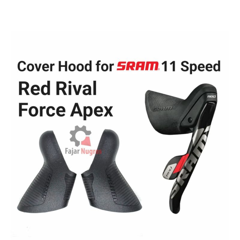 Cover Hood SRAM 11 Speed Karet Brifter Force Rival Apex Red Etap Axs