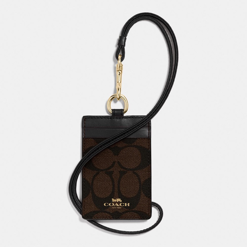 Coach ID Lanyard Collection Card Holder (F 63274)