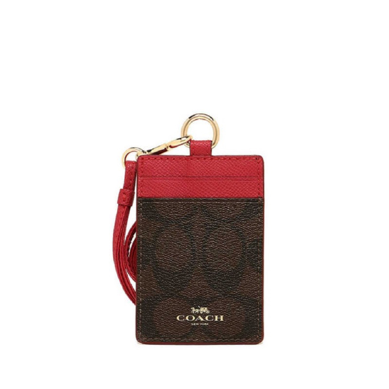 Coach ID Lanyard Collection Card Holder (F 63274)