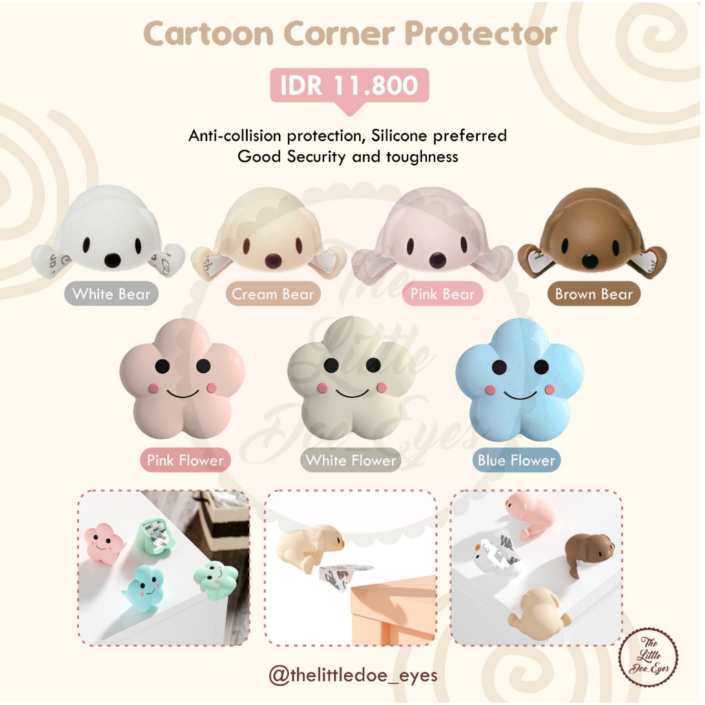 Cartoon Corner Protector - Pelindung Siku Sudut Meja