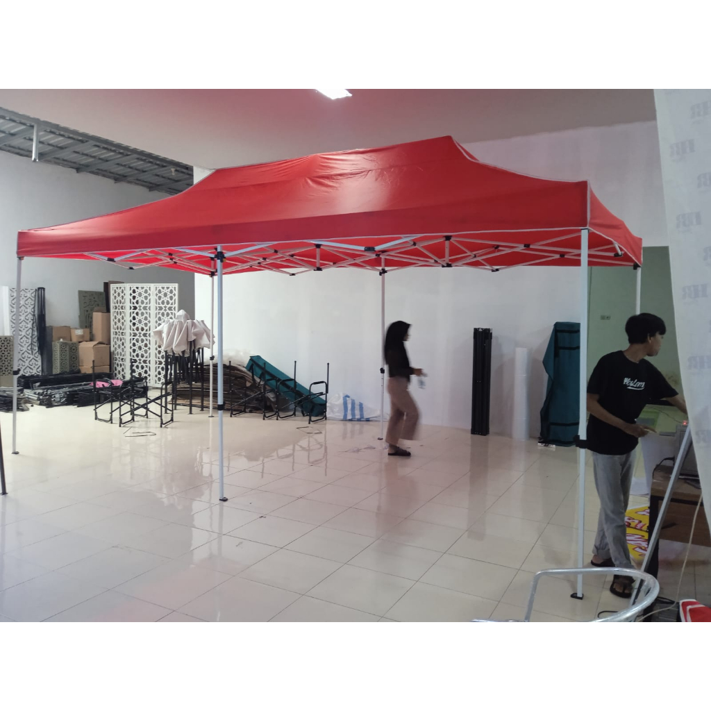 Tenda Lipat Polos 3x6 meter