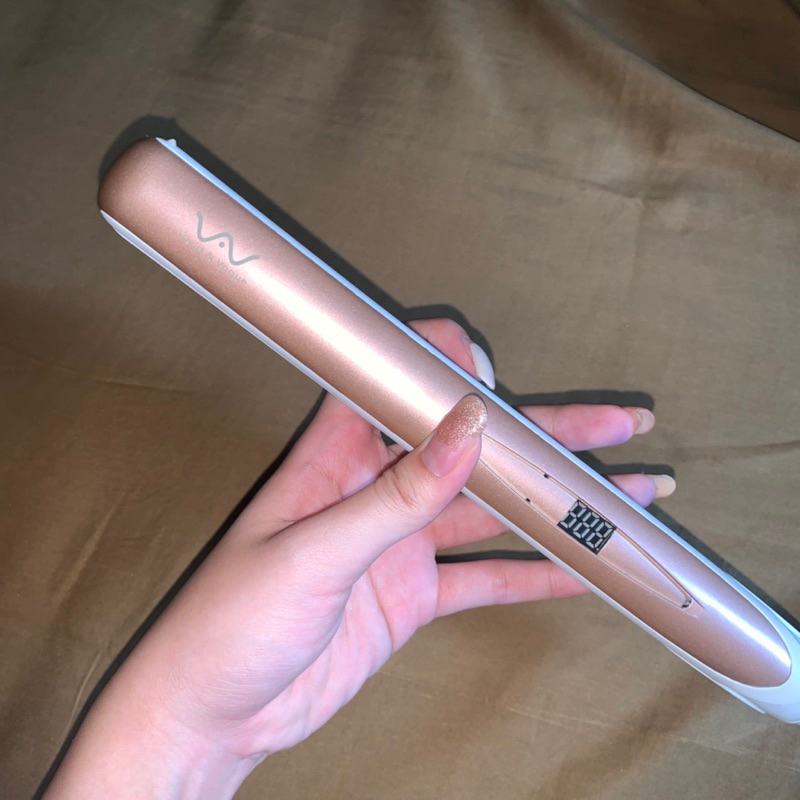 wts jual preloved catok rambut vivid vogue 2 in 1 curly / lurus