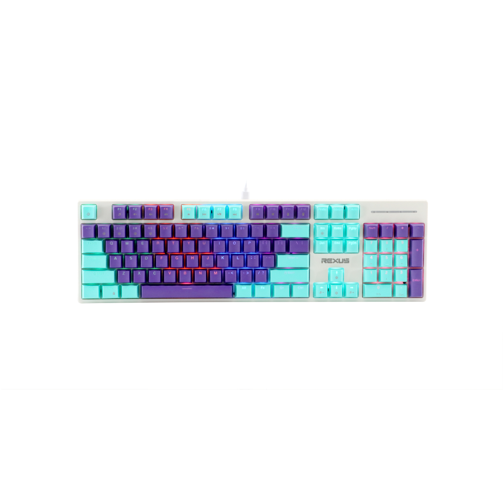 Keyboard Rexus KG1 Ayaka Mizunami Deskmat &amp; Keyboard Bundle Gaming