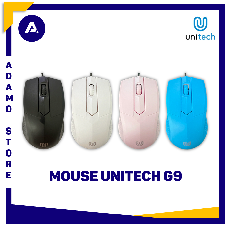 Mouse Unitech G9 Optical USB Wired Mouse Kabel 1000DPI