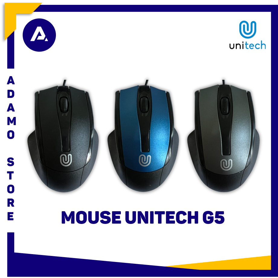 Mouse Unitech G5 Optical USB Wired Mouse Kabel 1000DPI