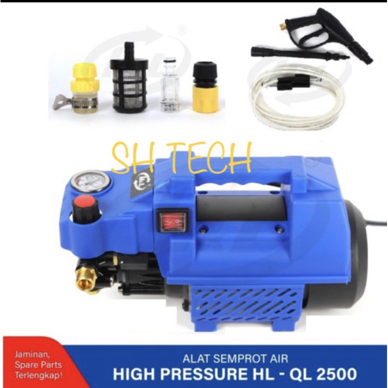 JET CLEANER H&amp;L QL 2500 QL2500 MESIN STEAM CUCI MOBIL MOTOR AC 150 BAR