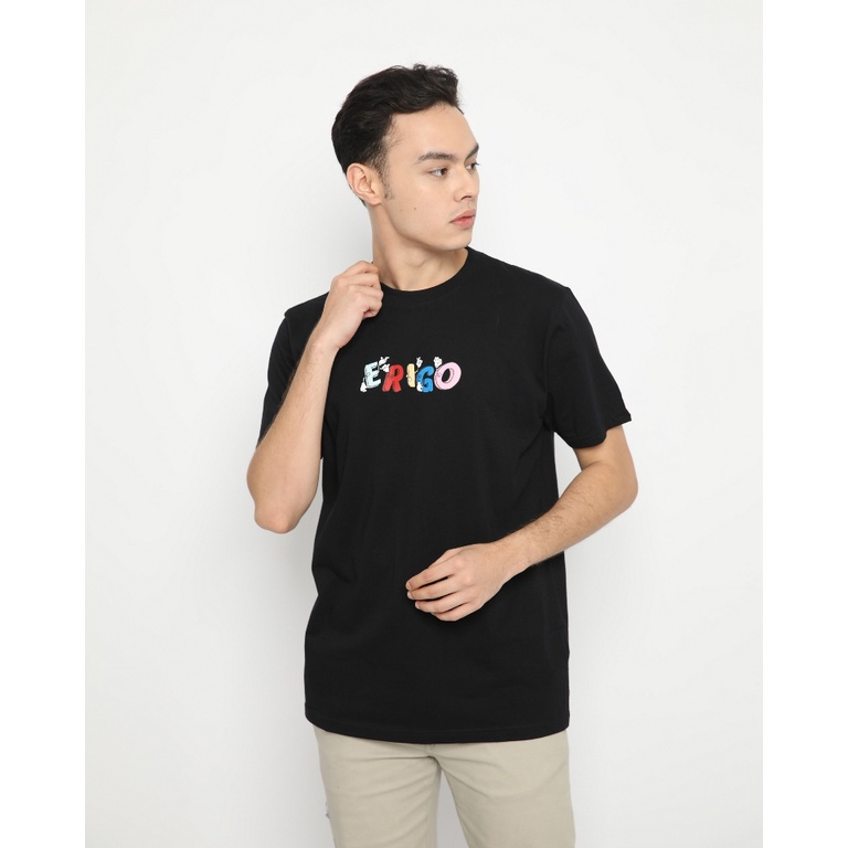 Kaos Erigo T-Shirt Vintage Gang Black Unisex Kaos DistroTshirt  Kaos Pria/Wanita