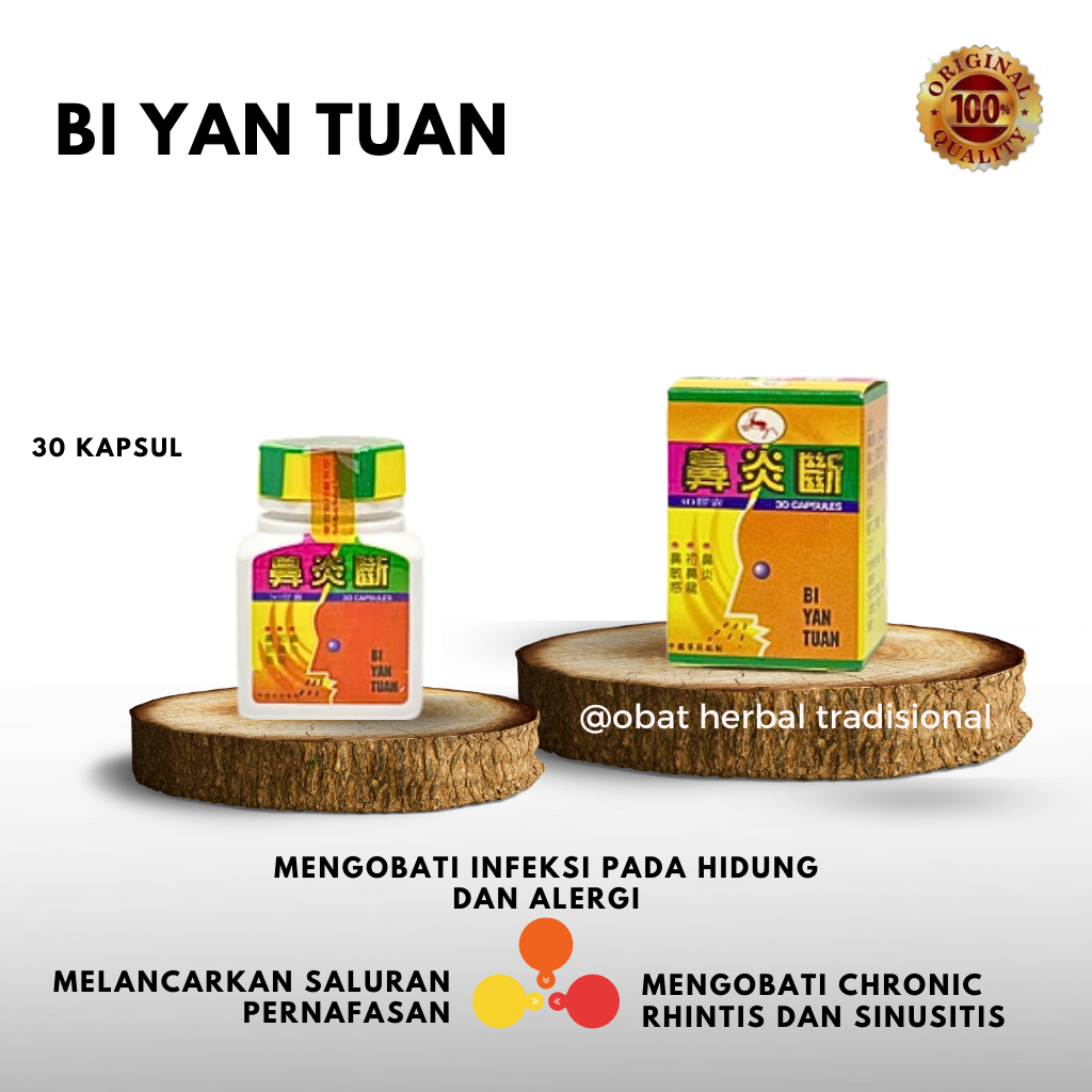 BI YAN TUAN ORIGINAL obat sinusitis - polip - pilek herbal - sakit hidung seperti tersumbat ampuh