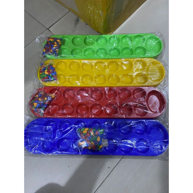 MAINAN ANAK CONGKLAK + BIJI NYA UKURAN SEDANG