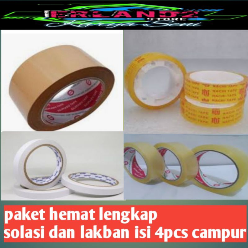 

lakban solasi isi 4pcs hemat lengkap