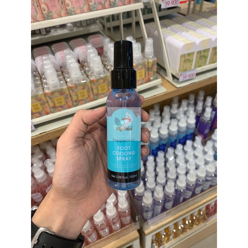 MINISO Parfum Kaki Foot Spray Cooling Peppermint Penghilang Bau Kaki Aroma Fresh Pewangi Semprotan /