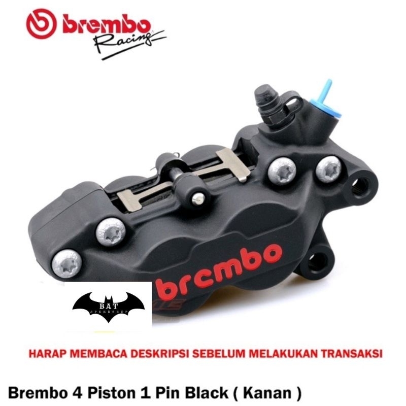 Kaliper Brembo 4Piston Kanan atau Kiri Original untuk Semua Motor