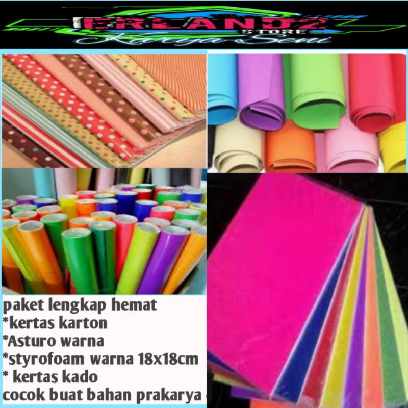 

kertas kado karton asturo styrofoam 4pcs