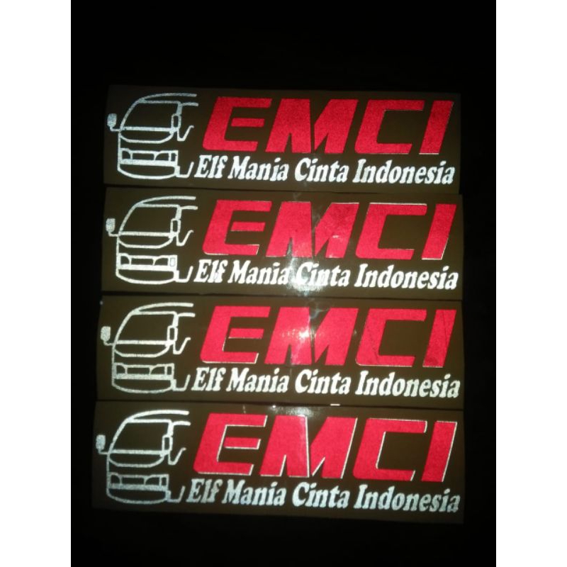 

sticker stiker emci elf mania cinta indonesia