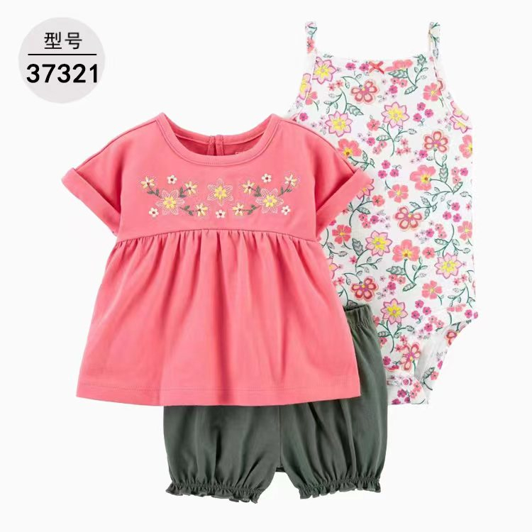 JUMPER/ROMPER CARTER'S SET GIRL 3IN1 6bulan-24bulan  SKU0092