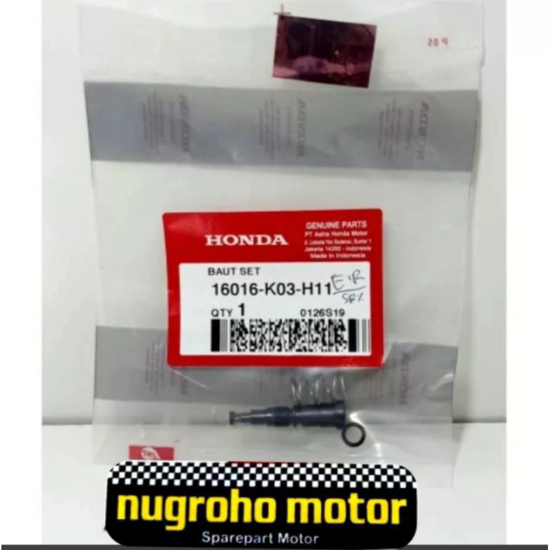 Setelan stasioner langsam  beat fi, vario 110 fi, vario 125, vario 150, blade fi, revo fi, new supra